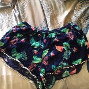 Tropical cotton shorts